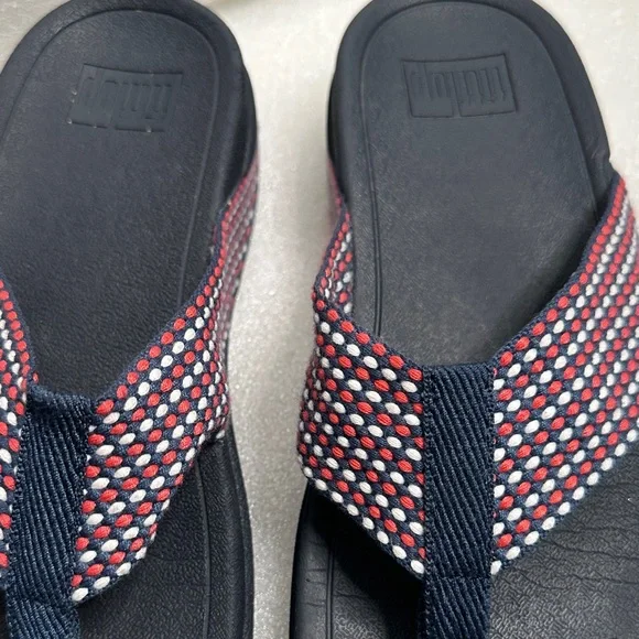 Fit flop blue and Red Flip-Flops size 8 - Picture 4 of 8